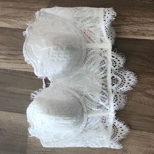Dobreva Bralet NWT 32D White Lace